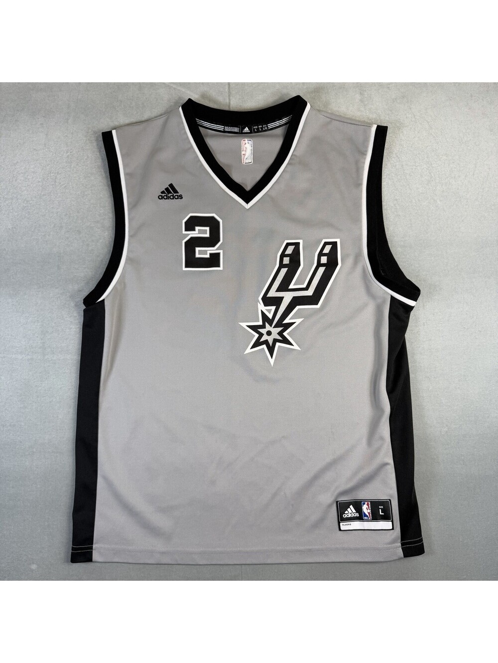 Adidas Kawhi Leonard San Antonio Spurs Swingman Jersey Mens Large 2013-14